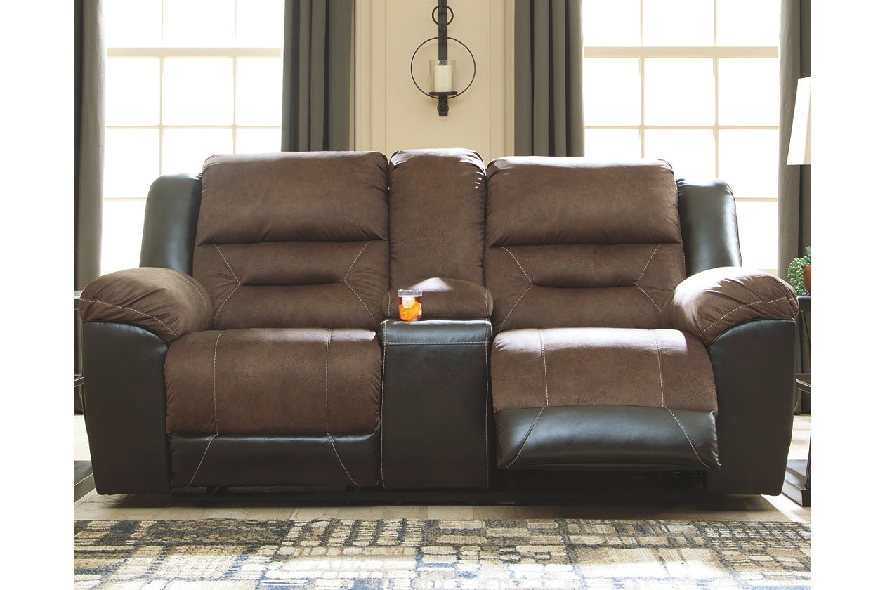 Ashley earhart on sale reclining sofa